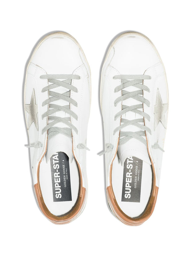 Golden Goose Super-Star Leather Sneakers - Leather Brown