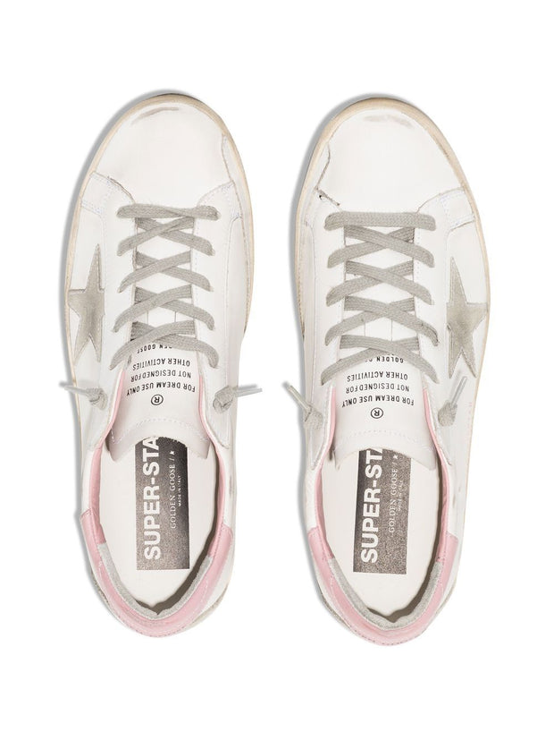 Golden Goose Super-Star Leather Sneakers - Pink