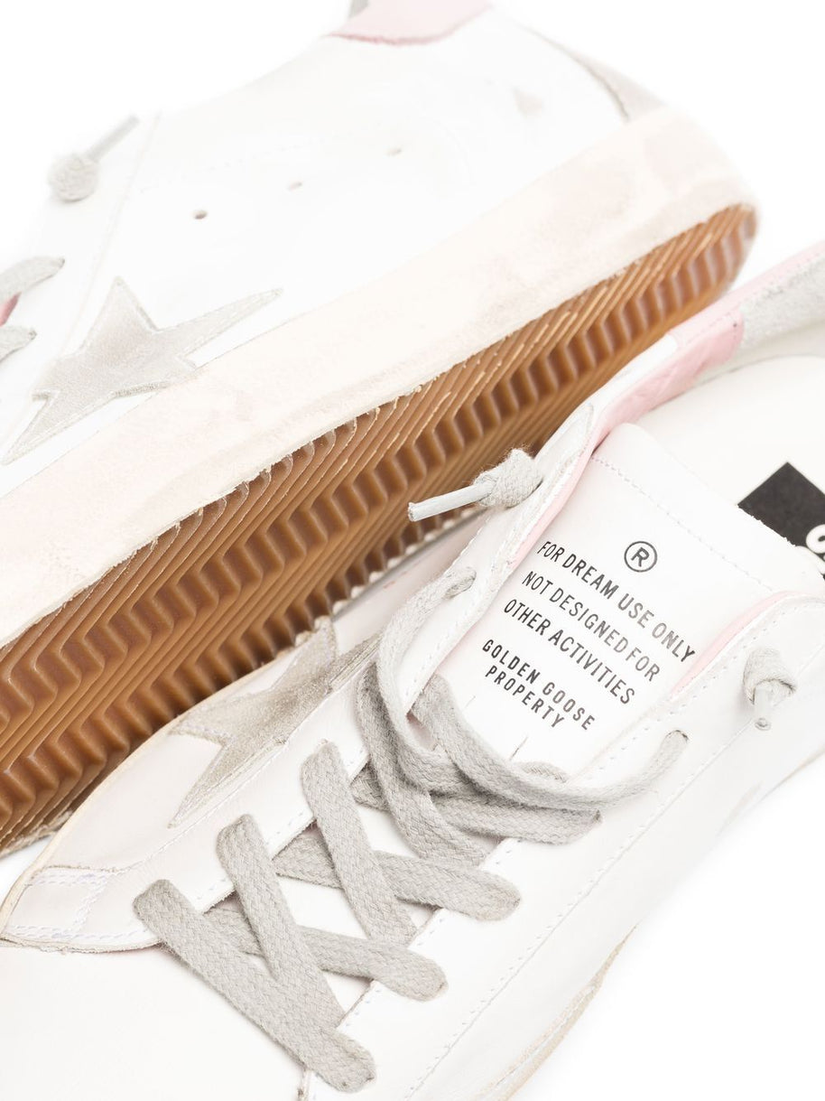 Golden Goose Super-Star Leather Sneakers - Pink