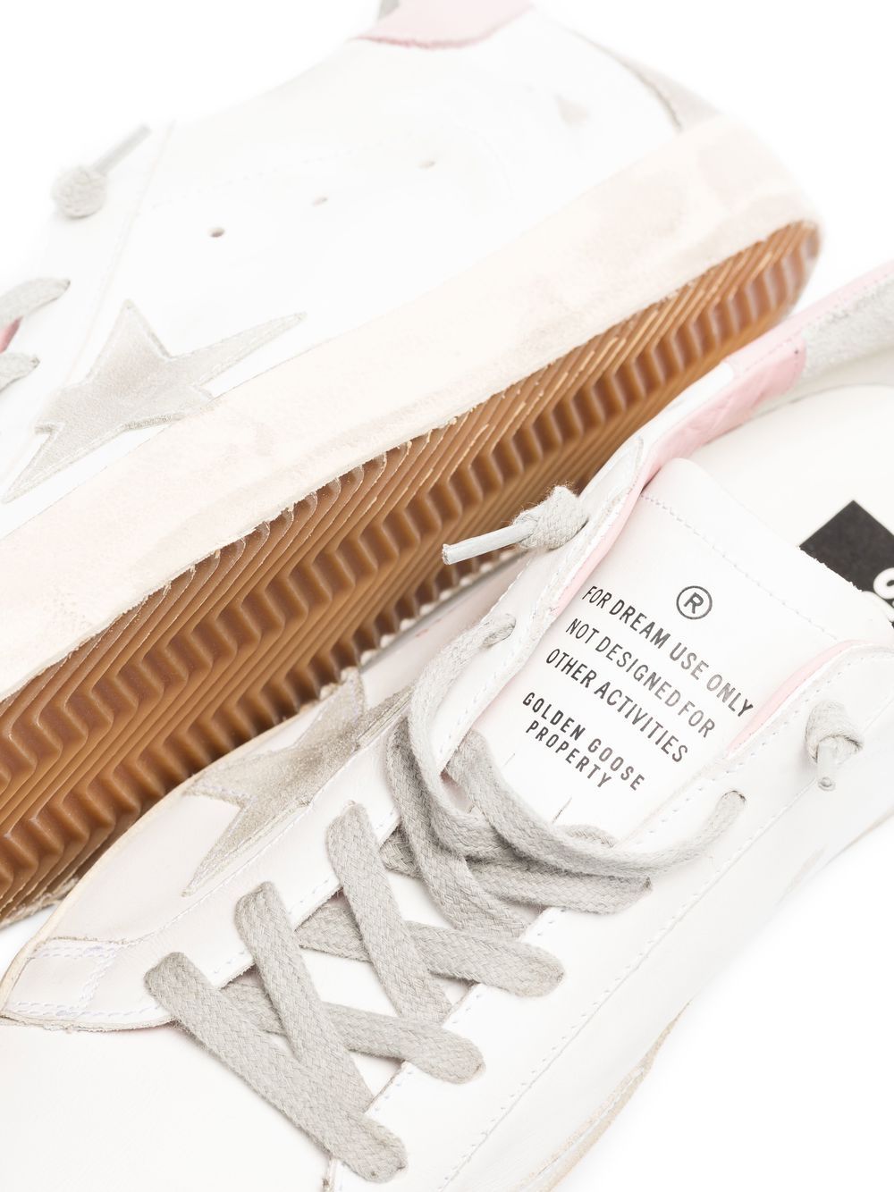 Golden Goose Super-Star Leather Sneakers - Pink