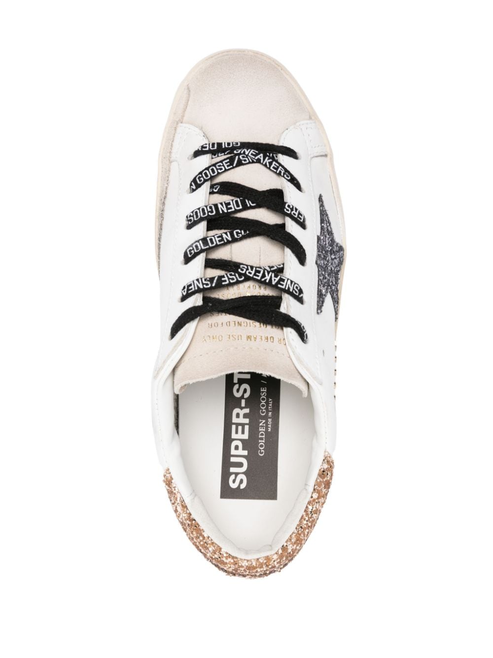 Golden Goose Super-Star Leather Sneakers - Golden