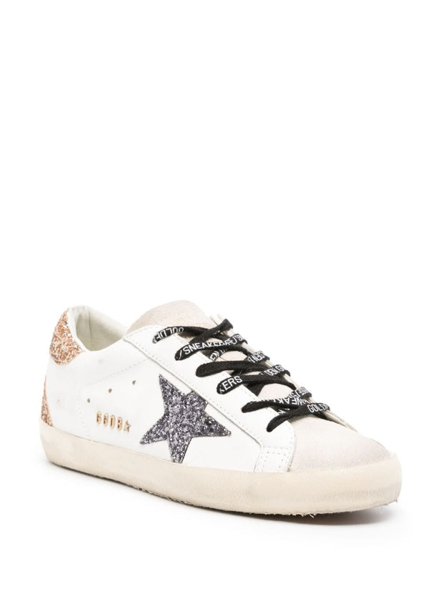 Golden Goose Super-Star Leather Sneakers - Golden