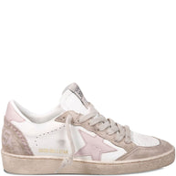 Golden Goose Ball Star Leather Sneakers - Beige