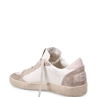 Golden Goose Ball Star Leather Sneakers - Beige