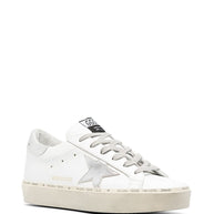 Golden Goose Hi Star Suede Leather Sneakers - Silver
