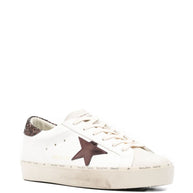 Golden Goose Hi Star Leather Sneakers - Brown