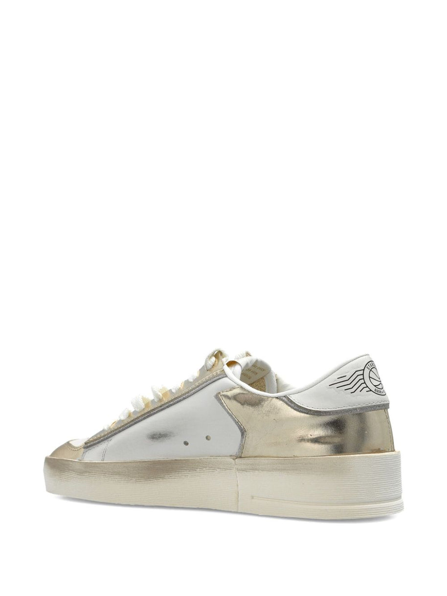 Golden Goose Stardan Leather Sneakers - Grey