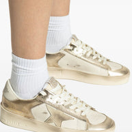 Golden Goose Stardan Leather Sneakers - Grey