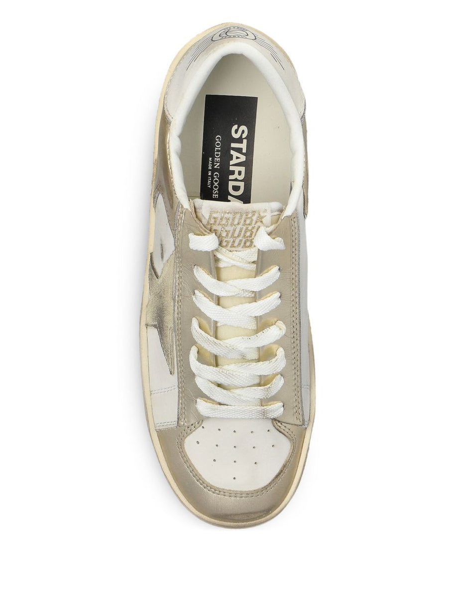 Golden Goose Stardan Leather Sneakers - Grey