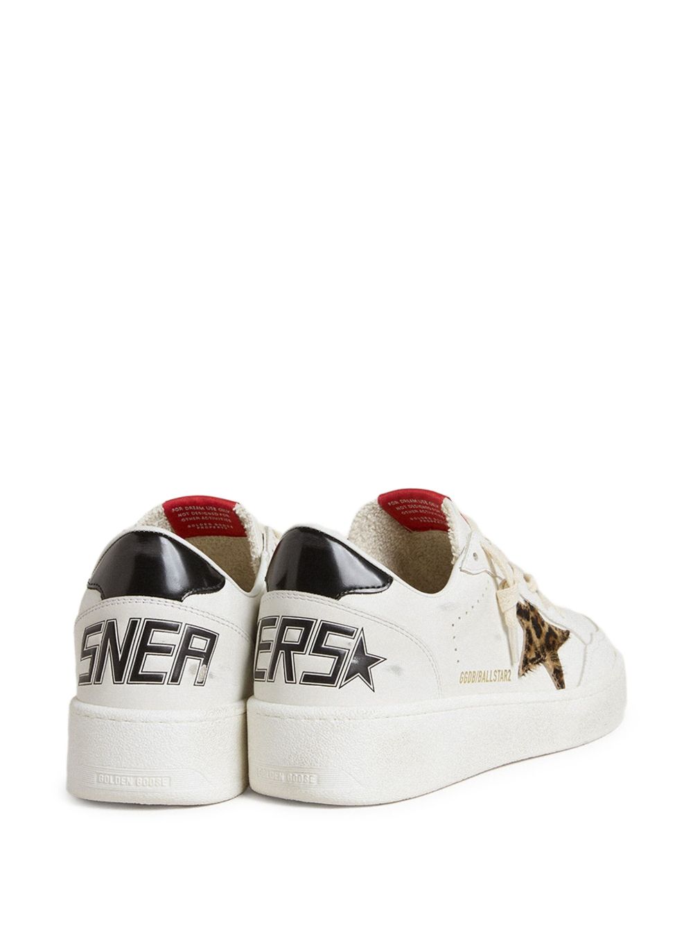 Golden Goose Ball Star Leather Sneakers - Brown
