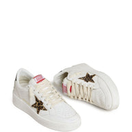 Golden Goose Ball Star Leather Sneakers - Brown