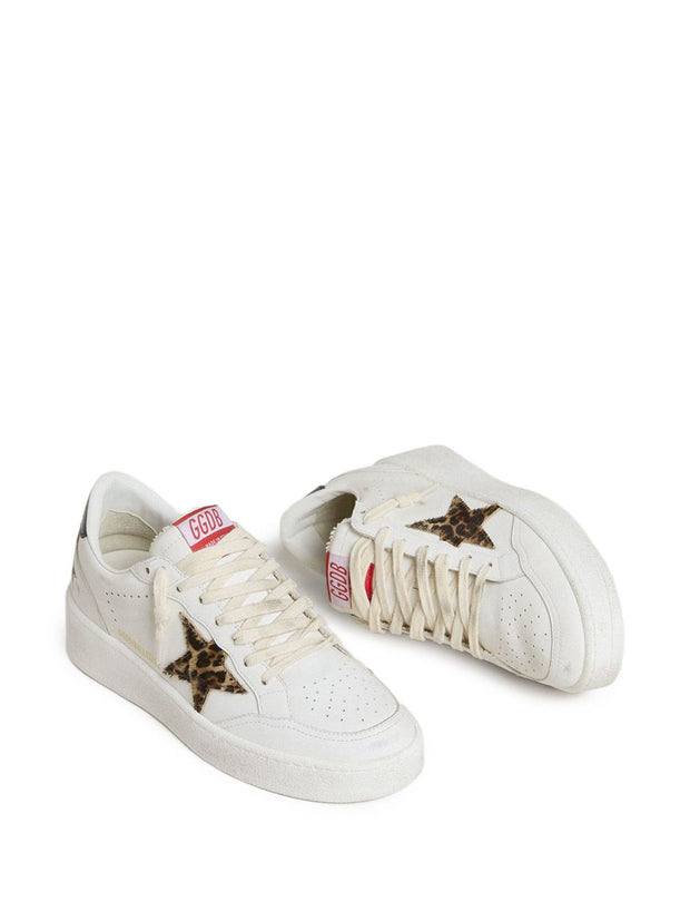 Golden Goose Ball Star Leather Sneakers - Brown