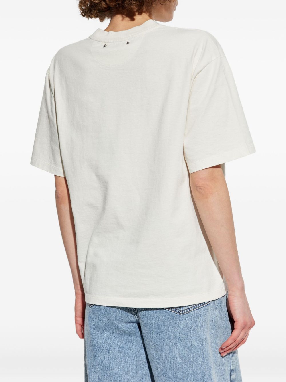 Golden Goose Printed Cotton T-shirt - White