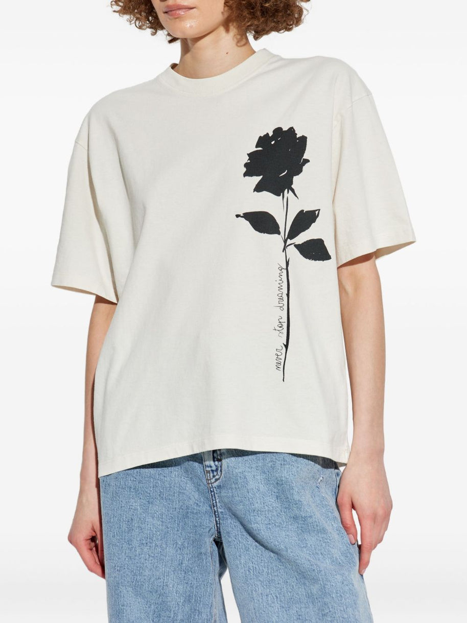 Golden Goose Printed Cotton T-shirt - White