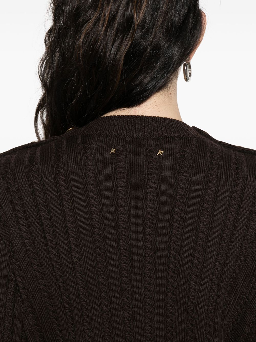 Golden Goose Wool Crewneck Sweater Brown