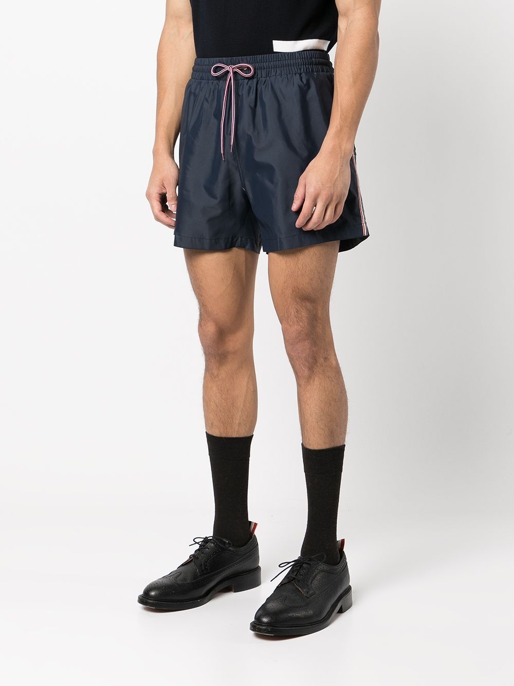 Thom Browne Rwb Swim Shorts - Blue