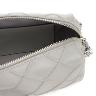 Tory Burch Fleming Leather Crossbody Bag - Grey