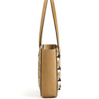 Valentino Garavani Nellcote Mini Suede Leather Tote Bag -Beige