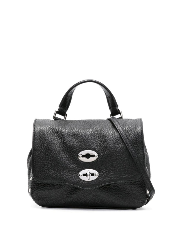 Zanellato Postina Daily Baby Leather Handbag - Black