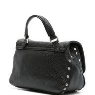 Zanellato Postina Daily Baby Leather Handbag - Black