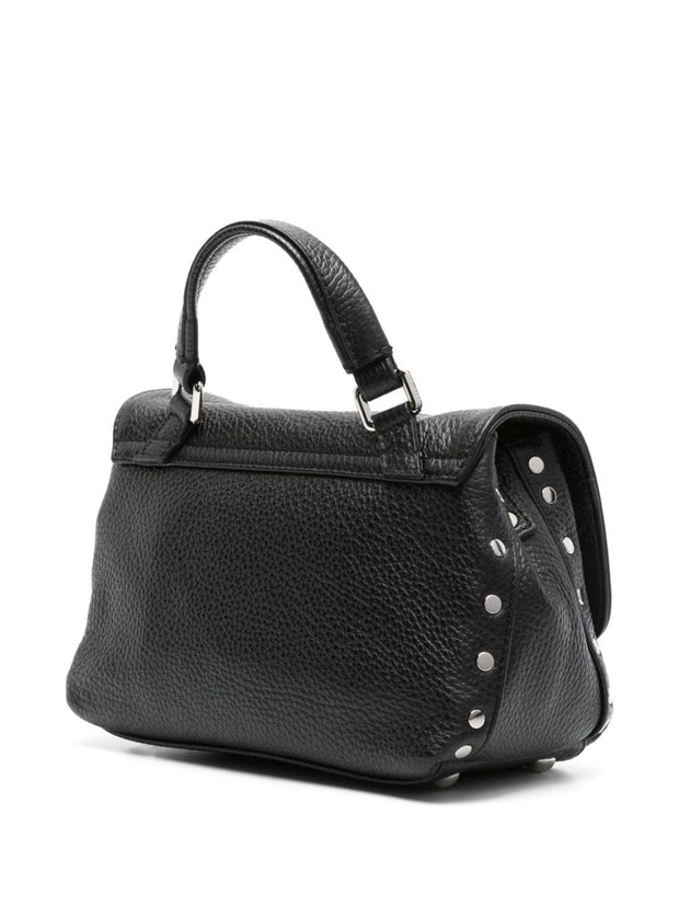 Zanellato Postina Daily Baby Leather Handbag - Black
