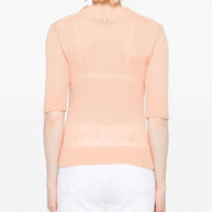 Chloé Logo Wool Sweater - Pink