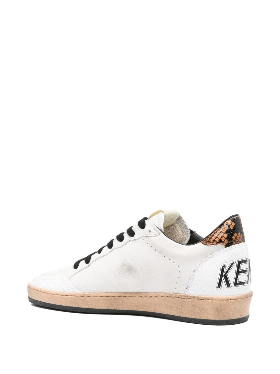 Golden Goose Ball Star Leather Sneakers - Brown