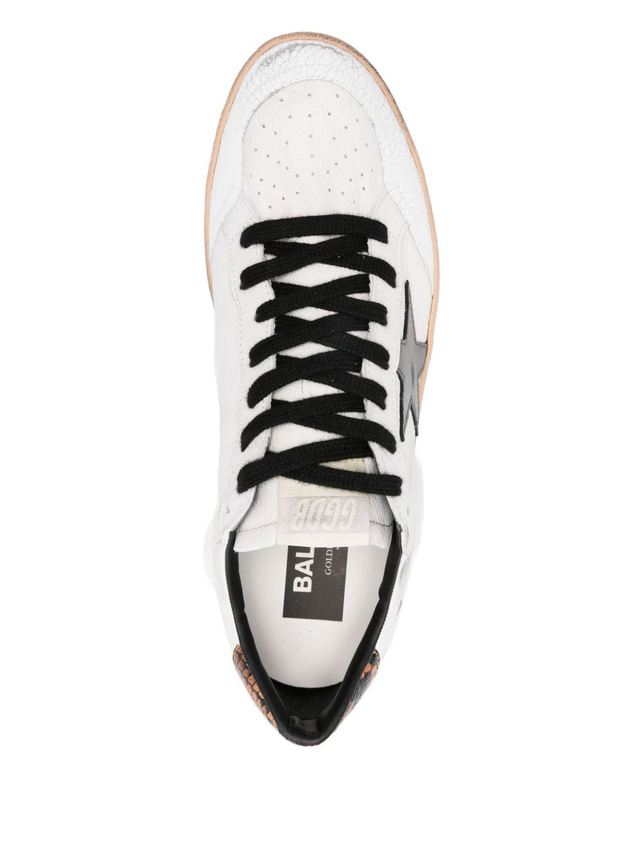 Golden Goose Ball Star Leather Sneakers - Brown