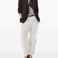 Brunello Cucinelli Silk Tank Top Brown