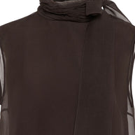 Brunello Cucinelli Silk Tank Top Brown