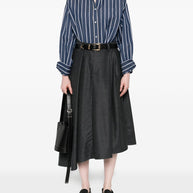 Brunello Cucinelli Striped Cotton Shirt - Blue