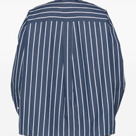 Brunello Cucinelli Striped Cotton Shirt - Blue