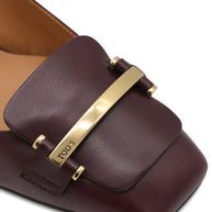 Tod's Barretta 40 Leather Slingback Pumps