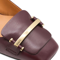 Tod's Barretta 40 Leather Slingback Pumps