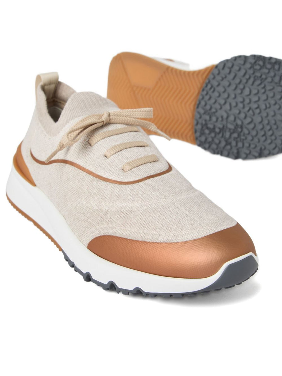 Brunello Cucinelli Cotton Sneakers - Beige