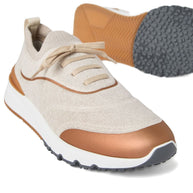 Brunello Cucinelli Cotton Sneakers - Beige