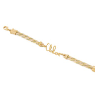 Chloé Logo Bracelet Golden
