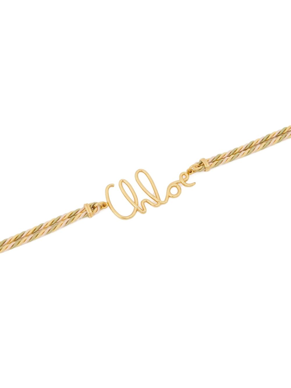 Chloé Logo Necklace Golden