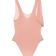 Chloé One-piece Logo Swimsuit Pink