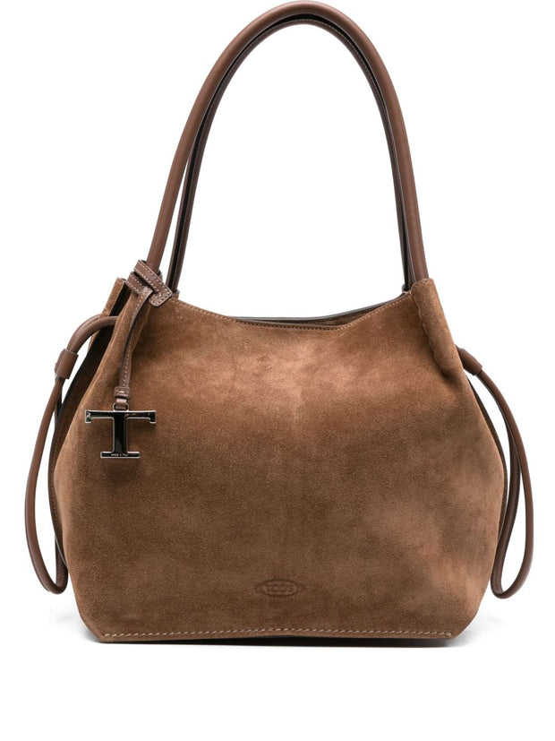 Tod's Medium Leather Bucket Bag - Brown