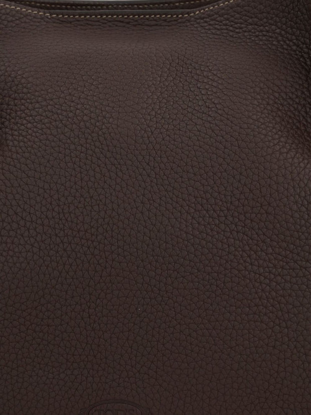 Tod's Drawstring Leather Bucket Bag