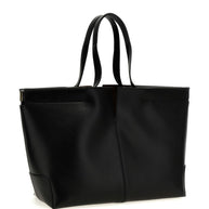 Tod's Di Bag Folio Leather Shopping Bag - Black