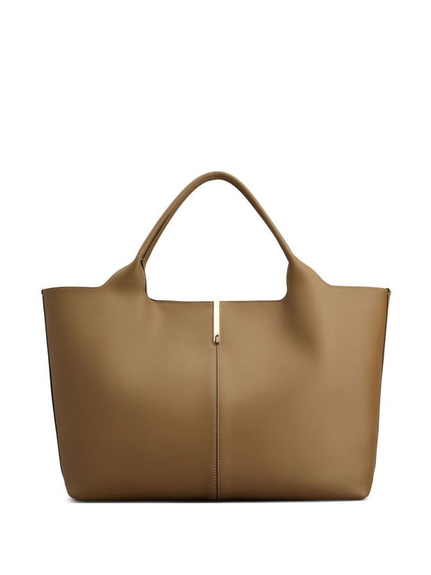 Tod's Medium Leather Shopping Bag - Brown