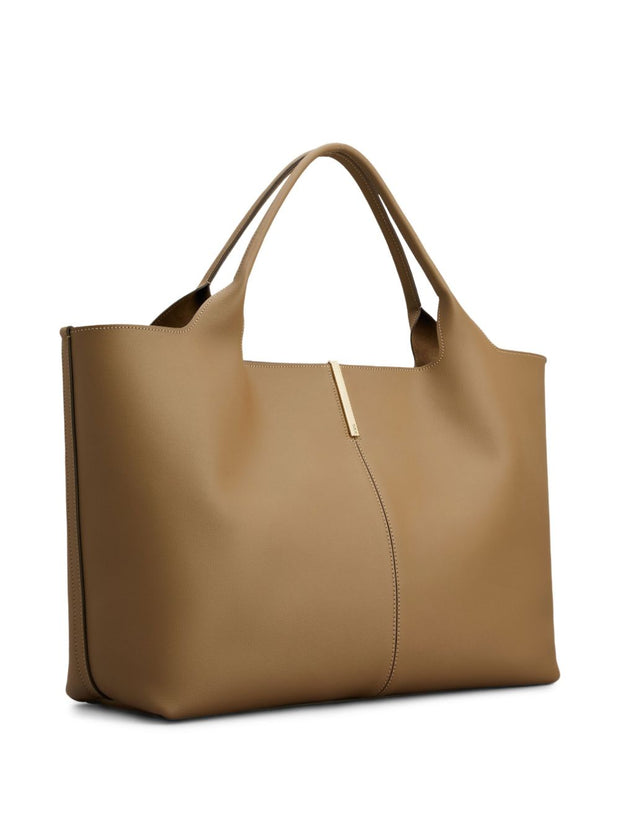 Tod's Medium Leather Shopping Bag - Brown