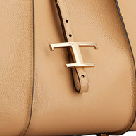Tod's T Timeless Medium Leather Shopping Bag