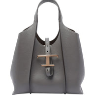 Tod's T Timeless Mini Leather Shopping Bag
