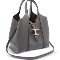 Tod's T Timeless Mini Leather Shopping Bag