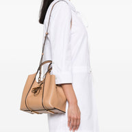 Tod's T Timeless Mini Leather Shopping Bag