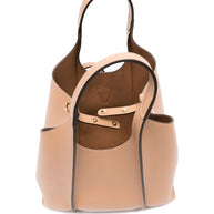 Tod's T Timeless Mini Leather Shopping Bag