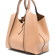 Tod's T Timeless Mini Leather Shopping Bag